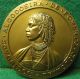 African Woman / Map African Colonies 68mm Vtg Bronze Medal Exonumia photo 2