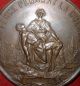 Art Nouveau,  Rare Bronze Medal By Allouard,  1918 : Ladies During Ww I Exonumia photo 1