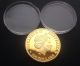1oz Australia Kangaroo $100.  999 Pure 24k Gold Clad Bullion Coin Exonumia photo 2