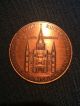 Copper King Of France Crusade Token 1968 Orleans St.  Louis Cathedral Coin Exonumia photo 1