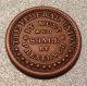 1863 Civil War Army & Navy Token The Federal Union It Must & Shall Be Preserved Exonumia photo 1