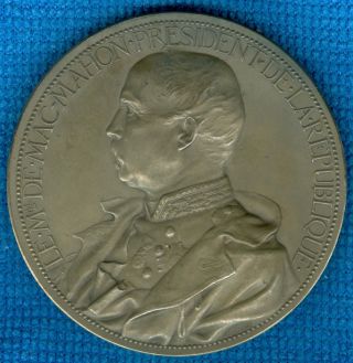 1879 French Medal Honoring Mahon President Of The Republic,  By J.  C.  Chaplain photo