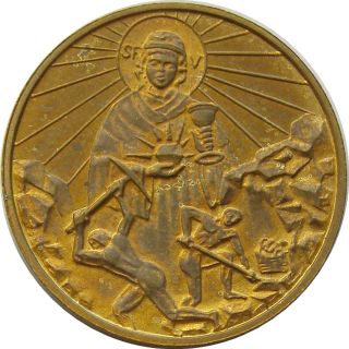 V422 Mining Saint Varvara (barbara) Protector Of The Miners Bronze Medal photo