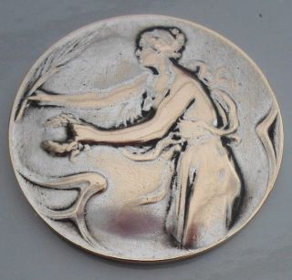 1956 Belgian Philatelic Exposition Medal / Medaille Philatelie Liege Belgique photo