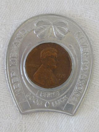 Souvenir 1975 Lucky Penny,  Cloister Coin Club,  Ephrata,  Pa photo