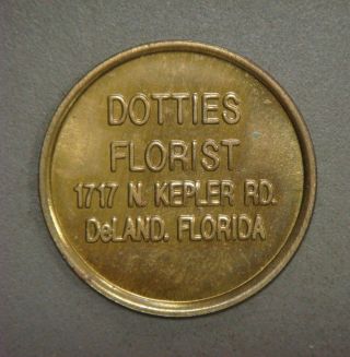 Dotties Florist,  Deland,  Florida,  Good For $1.  00 On Any $12.  00 Cash Purchase photo