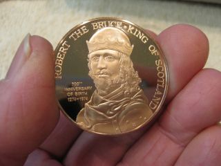 Franklin Robert The Bruce King Of Scotland Commemorative Coin photo