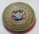 Vintage Tsa Transportation Security Administration Bronze Enameled Medal Exonumia photo 1