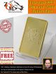 Fine 1 Oz 999.  9 24k Gold Plated Bullion Bar - Chinese Dragon & Tiger With Dragon Exonumia photo 3
