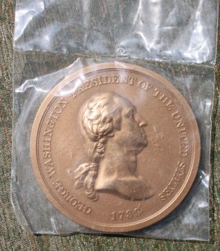 George Washington Vintage Bronze Medal 3 