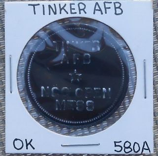 Tinker Afb,  Ok Nco Open Mess Military Token photo
