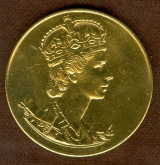 1953 Queen Elizabeth Ii Coronation Celebration Medal With Case, photo