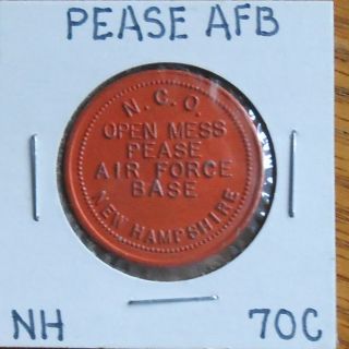Pease Afb,  Nh Nco Open Mess Military Token photo
