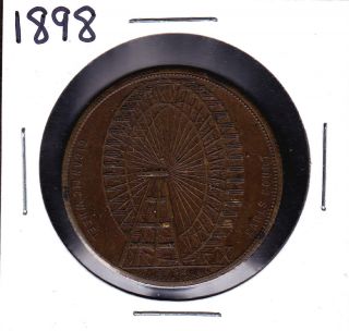 1898 British Giant Ferris Wheel Medal/token photo