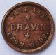 Undated Civil War Token Carland ' S Bowery / Fine Ale Drawn From Wood Cleaned Exonumia photo 1