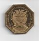 1904 Louisiana Purchase Exposition,  Souvenir Coin Of Admission,  Octagonal,  Unc. Exonumia photo 1