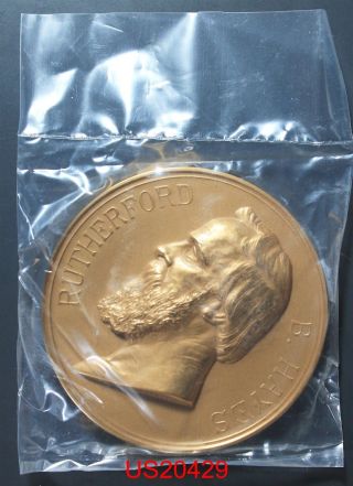 U.  S.  Medal No.  119 President Rutherford Hayes 3 Inch Bronze photo