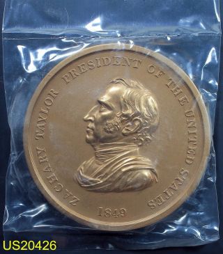 U.  S.  Medal No.  112 President Zachary Taylor 3 Inch Bronze photo