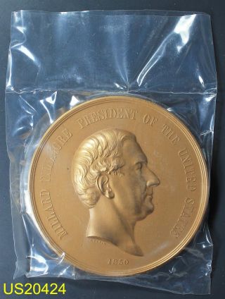U.  S.  Medal No.  113 President Millard Fillmore 3 Inch Bronze photo