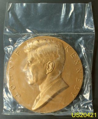 U.  S.  Medal No.  135 President John F Kennedy 3 Inch Bronze photo