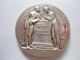 Silvered Bronze Art Nouveau Medal By Paul Dubois - Music Award 1926 Exonumia photo 1