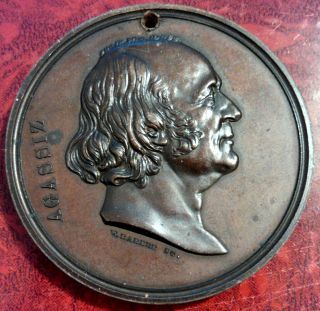 (1873) Louis Agassiz Bronze Medal photo