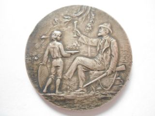 Silver Medal - Shooting Price / Award - Freiburger Maischiessen 1907 photo