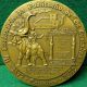 Navigator Gama In Calicut / Elephant 90mm 1972 Bronze Medal By Cabral Antunes Exonumia photo 3