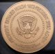 1973 Bronze Nixon/agnew Inaugural Medal By Gilroy Roberts,  Franklin Exonumia photo 1