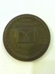 George Washington Centenary Token Masonic Bronze Coin Medal Alexandria Va 1899 Exonumia photo 1