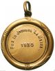 Exquisite Antique Art Nouveau Medal Pendant Of The 1935 Swimming Competition Exonumia photo 2
