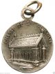 Saint Genevieve Shrine Vintage Medal Pendant Signed By The Work Of Chavannes Exonumia photo 2