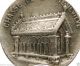 Saint Genevieve Shrine Vintage Medal Pendant Signed By The Work Of Chavannes Exonumia photo 3