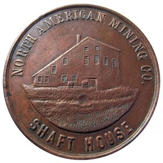 Oregon Token - 1906 Na Mining Co,  Burkemont (ghost Town) Copper Mine,  Baker City photo