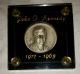 John F.  Kennedy Jfk.  999 Pure Silver Memorial Medal 1964 Scarce Menconi Exonumia photo 3