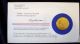 Uncirculated Benjamin Harrison Presidentia 24k Gold Medal & Postal Commemorative Exonumia photo 1