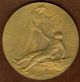 1914 Belgium Medal In Honor Of Cardinal Mercier,  By J.  Jourdain Exonumia photo 1