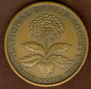 20th Century British Medal Issued For The National Dahlia Society, photo