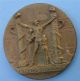 1939 Bronze Medal Czechoslovakia Shall Be Again Ww2 Nazi Swastika Columns Exonumia photo 6