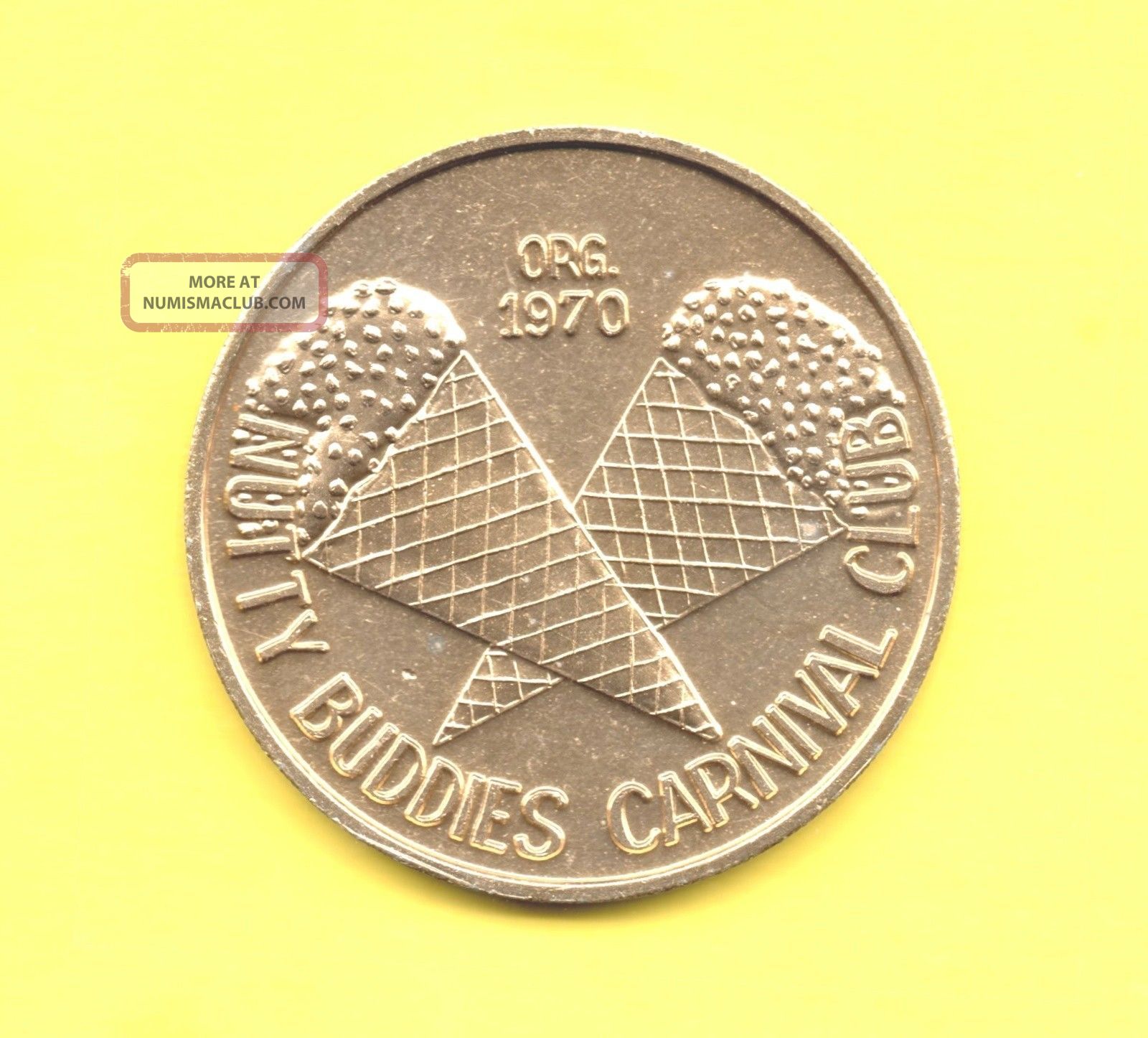 Butterfly And Bee Token 1977 Let ' S Pollinate Flower Coin