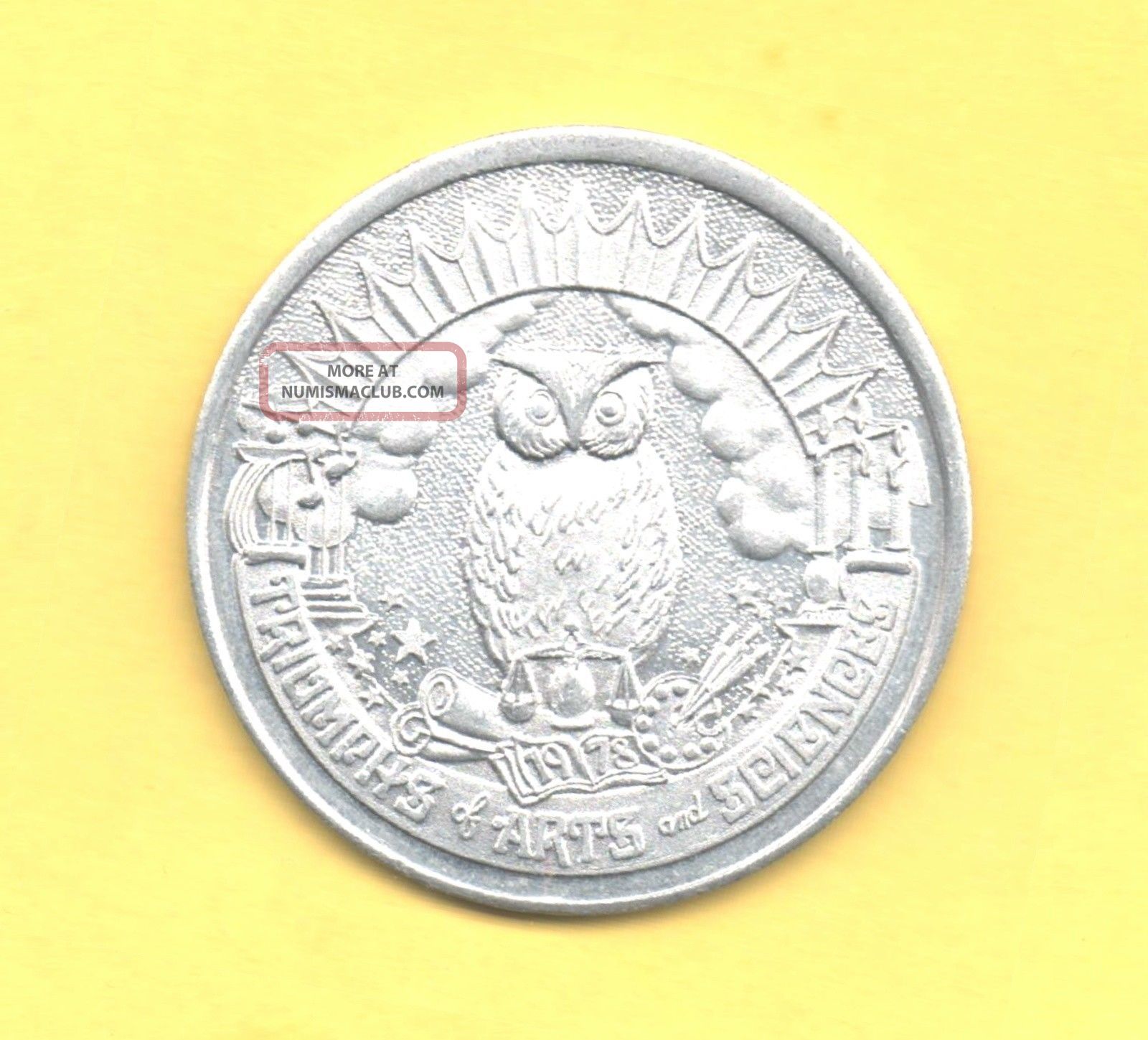 wise-old-owl-token-1978-triumphs-of-arts-and-sciences-coin