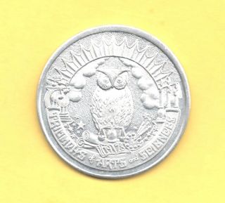 Wise Old Owl Token 1978 Triumphs Of Arts And Sciences Coin photo