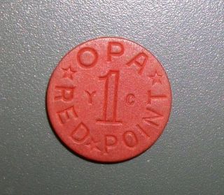 Yc Key Wwii Red Yc Ration Token Points Yc Key Red Token Opa photo