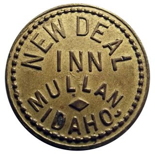 Idaho Trade Token - Deal Inn,  Mullan Id,  10¢ (30s - 40s) Shoshone Near Montana photo