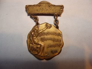 1908 Intercollegiate Championship One Mile Relay Medal - Southern Calif. photo