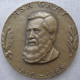 Asa Gray Hall Of Fame For Great Americans Medal,  1972 By Bruno Mankowski photo