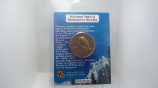 Yosemite National Park & Monument Medallion.  Collector Stocking Stuffer. photo