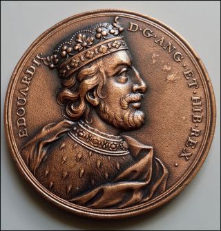 Uk Jean Dassier - Kings & Queens Of England Series - King Edward Ii Restrike photo