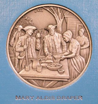 Great Women Of The American Revolution Medal - Mary Aldis Draper photo