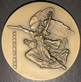 France / La Marseillaise / Sculpure By FranÇois Rude / Bronze Medal 3.  1 